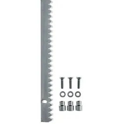 Marantec Zahnstange M4 1 m Zahnstange, Modul 4, aus Stahl, zum Verschrauben