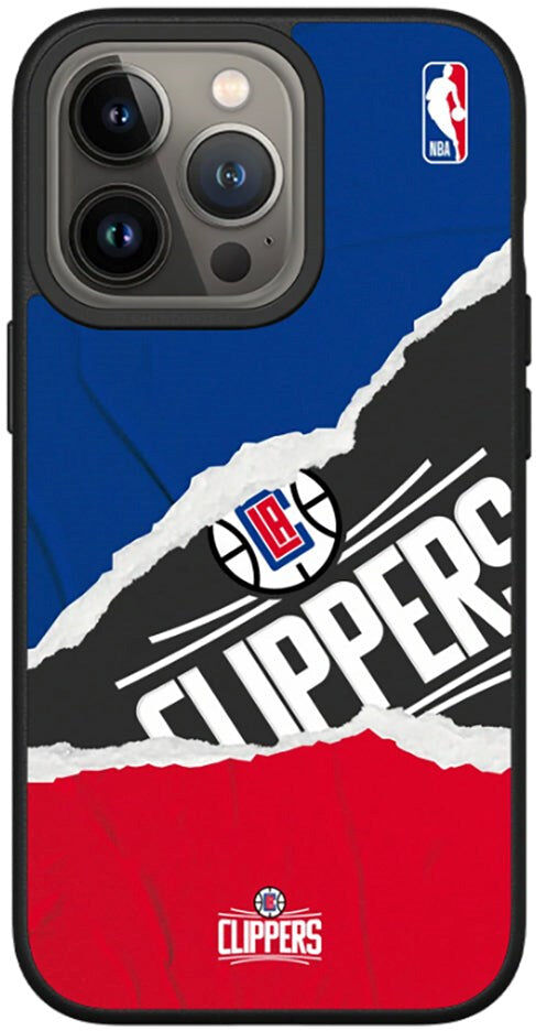 iPhone 13 Pro RhinoShield SolidSuit Håndværker NBA Cover m. LA Clippers - Sweat and Tears