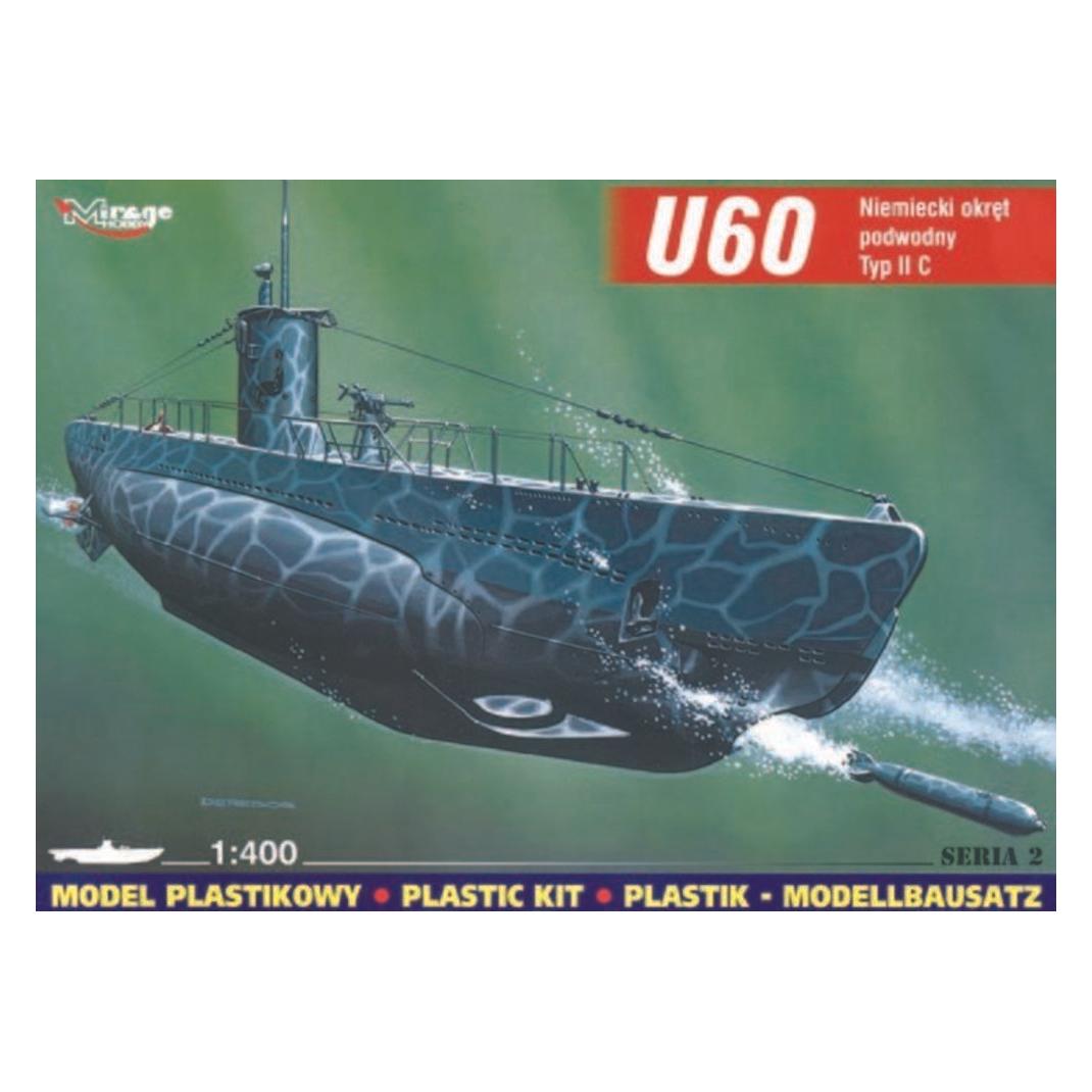 Mirage Hobby Deutsches U-Boot U 60 Typ II C (40025)