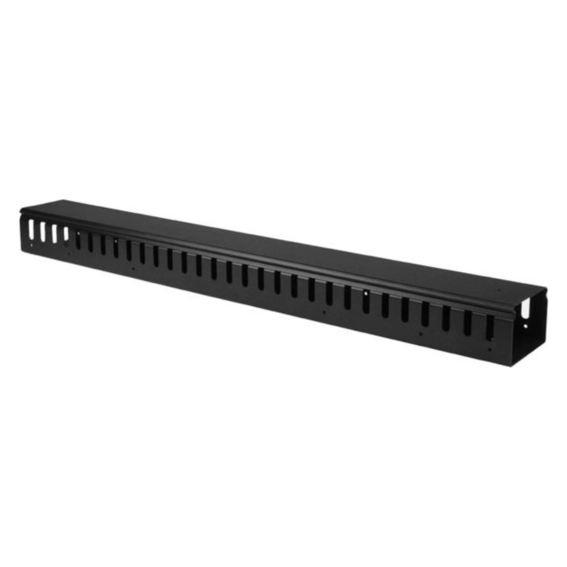 StarTech Vertikaler Kabelordner mit Finger Duct - 0U - 91cm - Rack Kabelmanager (CMVER20UF)