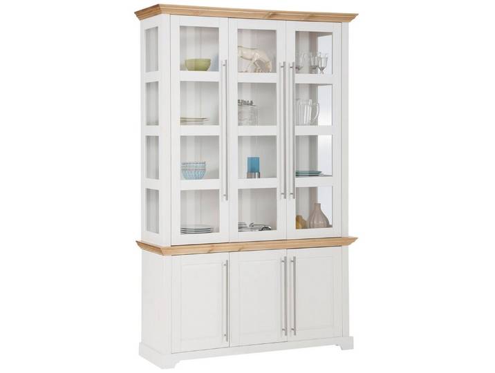 OTTO home Vitrine Melissa aus massiver Kiefer, FSC® zertifiziert, Breite 132 cm