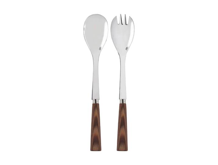 SABRE Paris Couverts à salade Nature, 2 pièces Light wood laminated