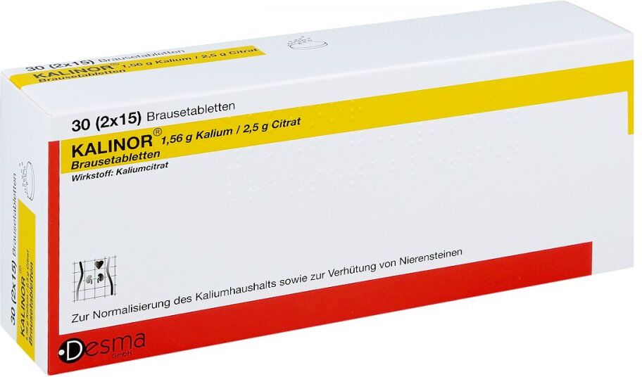 Kalinor Brausetabletten 2X15stk