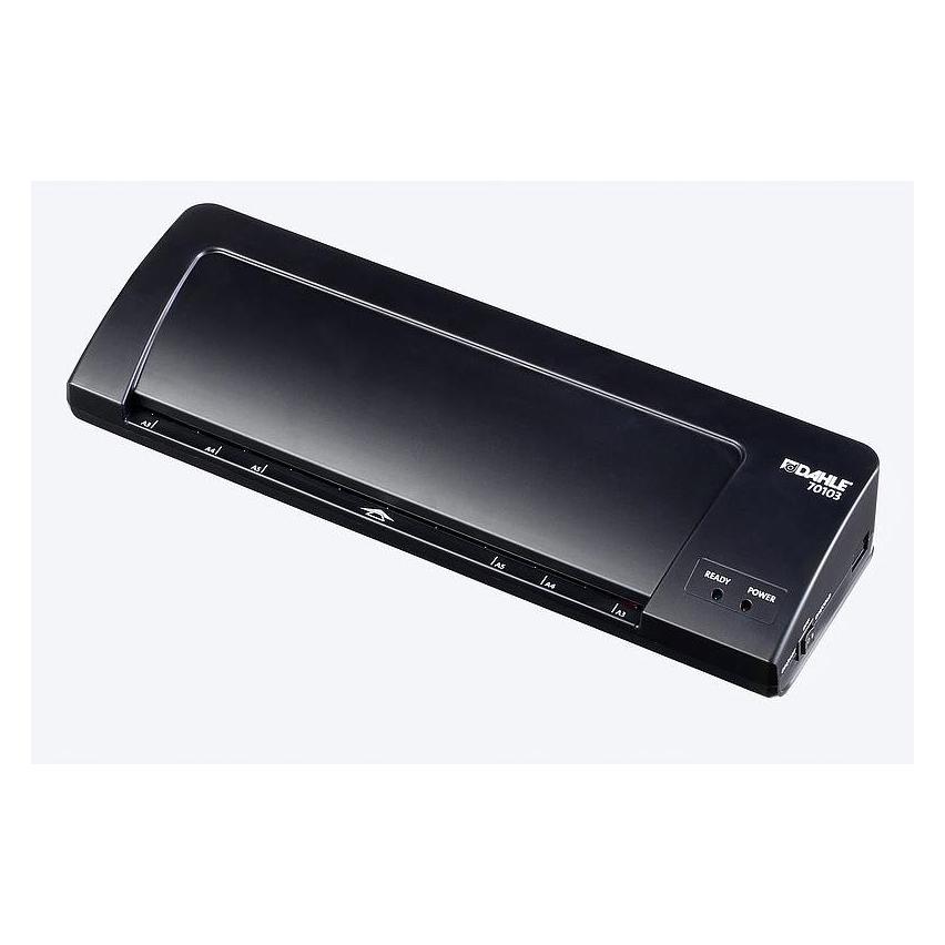 Dahle Laminierger?t A3 schwarz 2 Rollen Hei?- und Kaltlaminierent (125 µm, A3) (70103-14583)