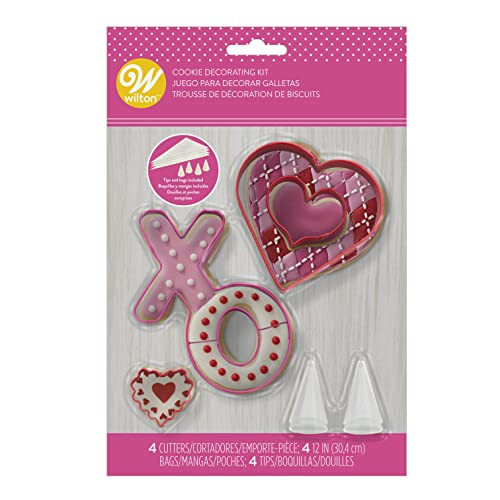 Wilton Koekjesdecoratieset - Valentijn Thema