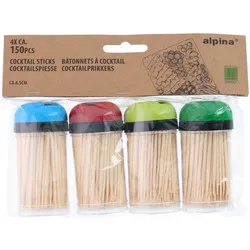 Edco, Einweggeschirr, Cocktailspiesse 6,5cm im Spender (150x)