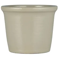 IB Laursen Blumentopf Halfdan mit dicker Kante, H13 x Ø16,5 cm, sand