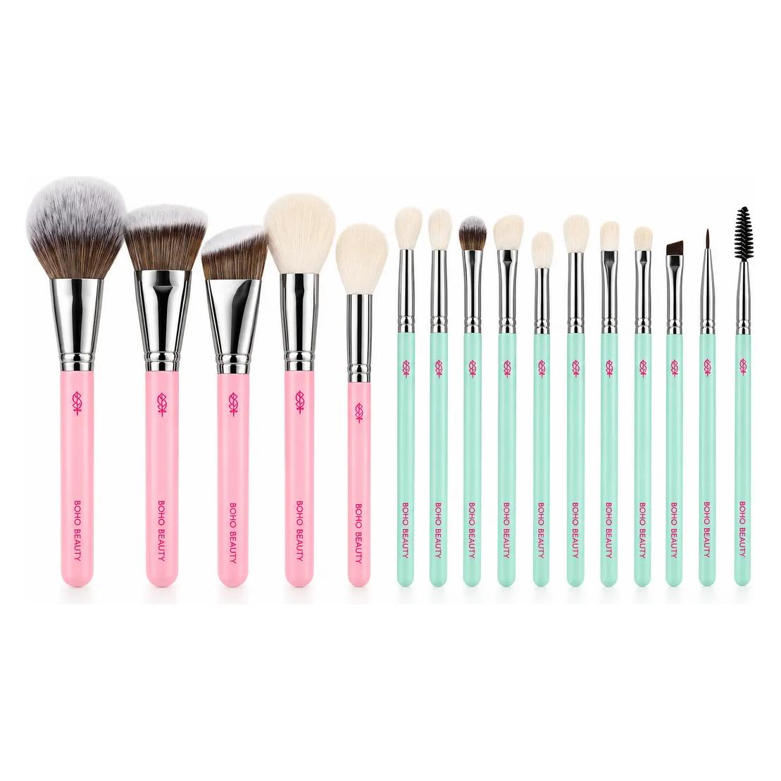Makeup Revolution Love Color 15pcs Makeup Brush Set (Set) (5904139441817)