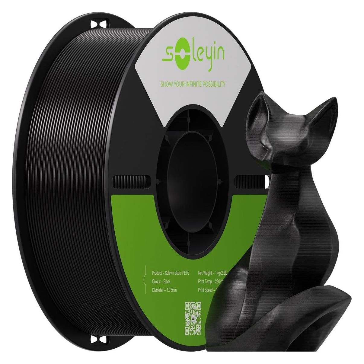 Creality Filament Soleyin PETG Weiss 1.75 mm 1 kg (PETG, 1000 g, 1.75 mm) (3301030163)