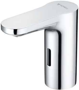 Mitigeur lavabo infrarouge Schell CELIS E2 002740699 HD-K, compartiment à piles 6 V, IP 65, chromé