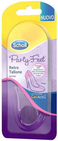 Scholl Party Feet Retro Tallone Solette in Gel