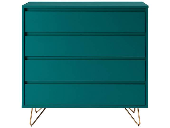 Kommode Saija Blau MDF B 90 H 90 cm - Kommode