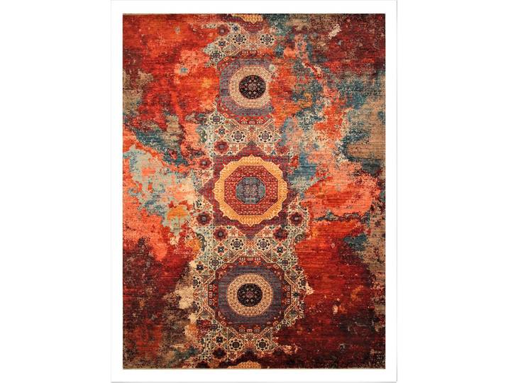 Cazaris Orientteppich Glow, Mehrfarbig, orientalisch, rechteckig, 100x160 cm, Handmade Quality, für Fußbodenheizung geeignet, in verschiedenen Größen erhältlich, antistatisch, pflegeleicht, strapazierfähig, platzsparend, leicht zusammenrollbar, Teppiche und Böden, Teppiche, Orientteppiche