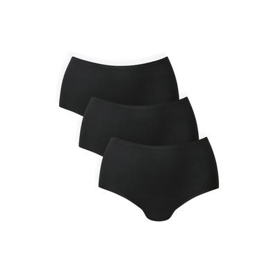 Panty ANITA "Panty Essentials High Waist Briefs 3P 3er Pack", Damen, Gr. S, schwarz, Obermaterial: 80% Polyamid PA. 20% Elasthan EL., Unterhosen Panty