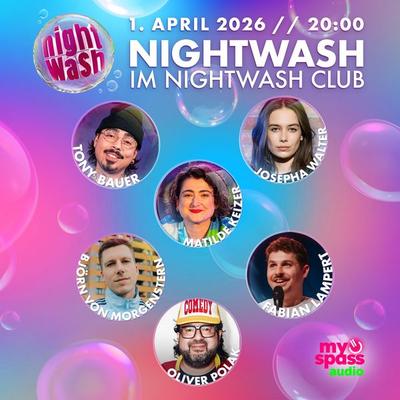 NightWash Live, April 2026 - Tony Bauer,Fabian Lampert,Matilde Keizer,Oliver Polak,Josepha Walter, Audio, 4066004964515