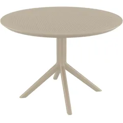 CLP Tisch Sky rund 105 cm   Farbe: taupe