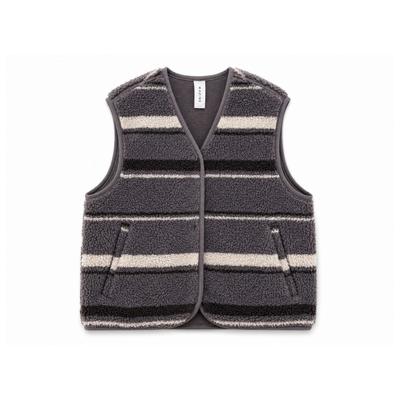 Mazine - Women's Printed Sherpa Vest - Fleeceweste Gr M grau