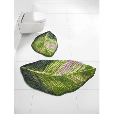 Badematte GRUND Gr. 1, grün, rechteckig (45cm x 60cm ), Badematten, Badematte