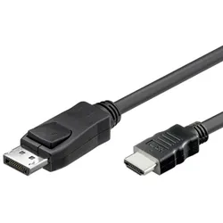 EFB ICOC-DSP-H-050 Konverterkabel DisplayPort 1.1 auf HDMI, schwarz, 5 m ICOCDSPH050