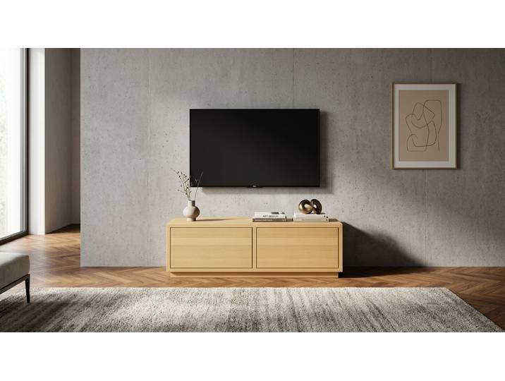 Kleines Lowboard aus Holz Buche Natur geölt