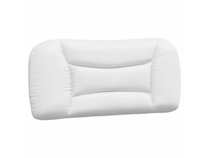 vidaXL Coussin de tête de lit Hvar Blanc 90 cm Similicuir