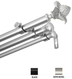 Gracewood Hollow Min 13/16th-inch Triple Curtain Rod