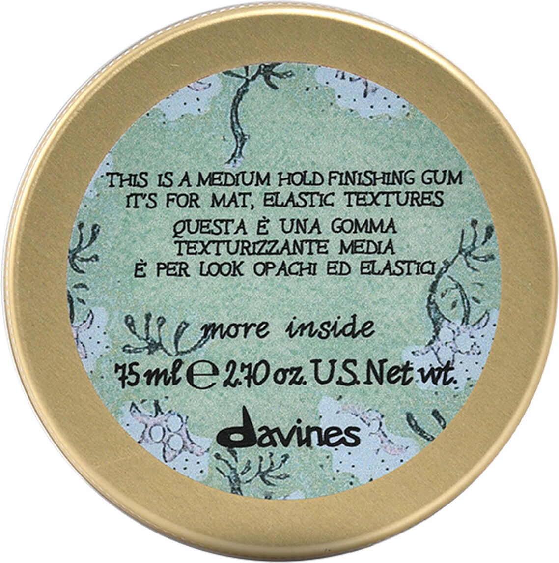 75ml Davines More Inside Finishing Gum