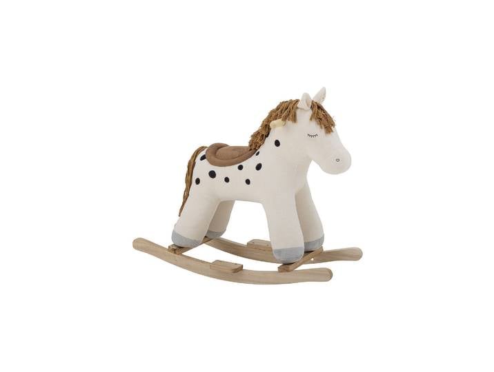 Merlen Jouet à Bascule, Cheval, Blanc, Polyester