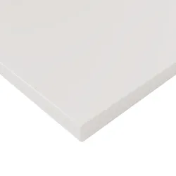 Bisley Tischplatte 180x80 cm in lichtgrau, Schreibtischplatte aus Holz, Holzplatte, Spanplatte kratzfest beschichtet mit ABS-Kante für DIY Homeoffice