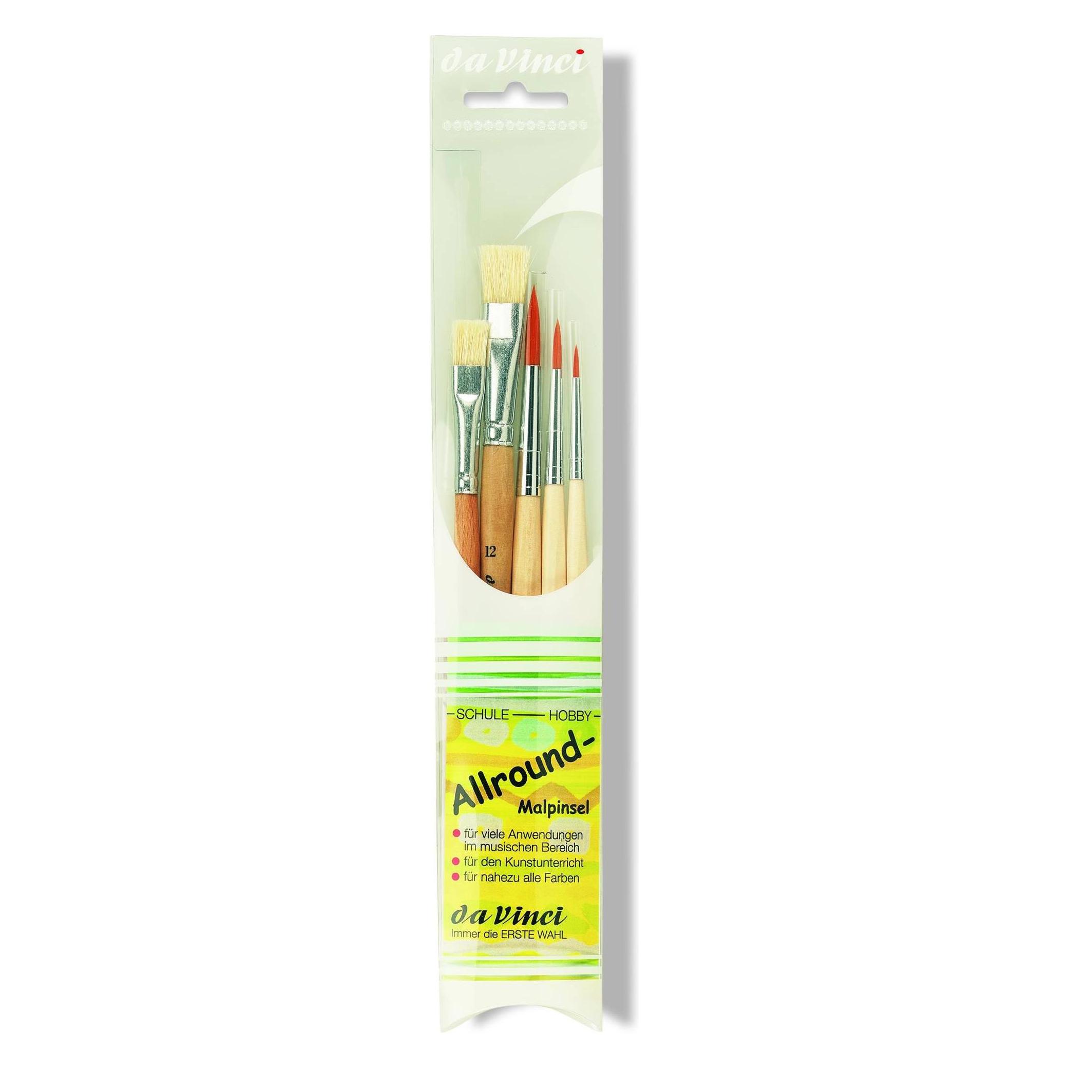 da Vinci Pinselset 5er Borsten- + Haarpinsel (GH4211)