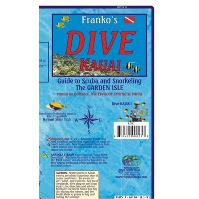 Franko Map Kauai Dive Map, Karte von , INTERKART Landkarten & Globen, 978-3-943119-01-5