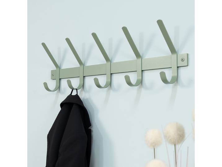 Porte-manteau Dexter 70cm Vert/Gris menthe