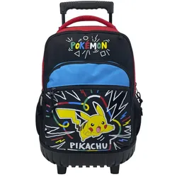 Pokémon Trolley Rucksack 52 cm Schulrucksack mit Rollen Teleskopgriff