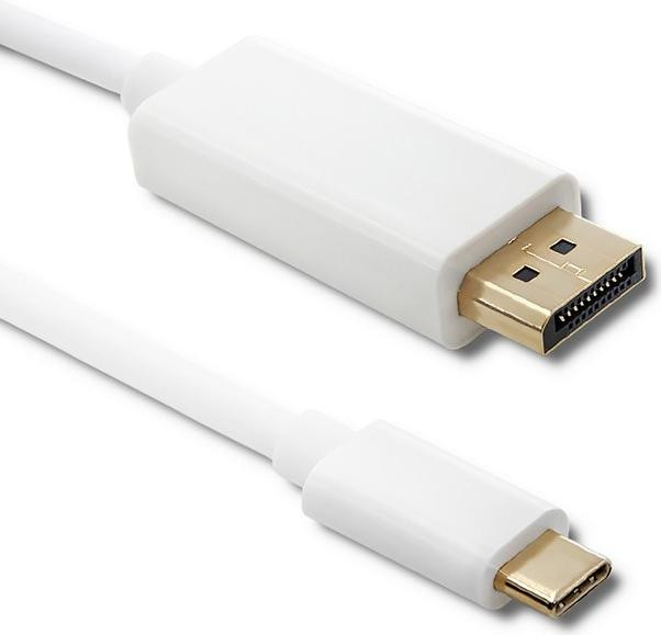 Qoltec DisplayPort Alternate Mode USB 3.1 Type C naar DisplayPort kabel voor 5K, 1 meter