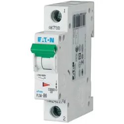 Eaton Leitungsschutzschalter, Kennlinie C, 1-polig, 6A - PLSM-C6-MW (242200)