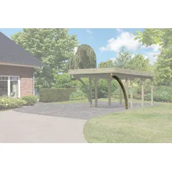 Karibu Rundbogen / Einfahrtsbogen für Carport 9 x 9 cm