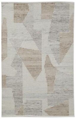 Terra by Obeetee Lean Kali Neutral Rug