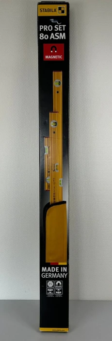 STABILA Wasserwaagen-Set PRO SET 80 ASM magnetisch, 4-tlg. 19716, Aluminium 30,0 / 60,0 / 120,0 cm