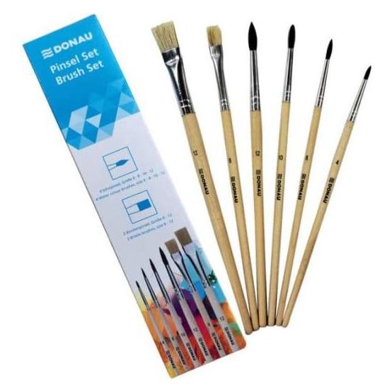 Donau Schulpinselset 6er (12.80 mm) (330227)