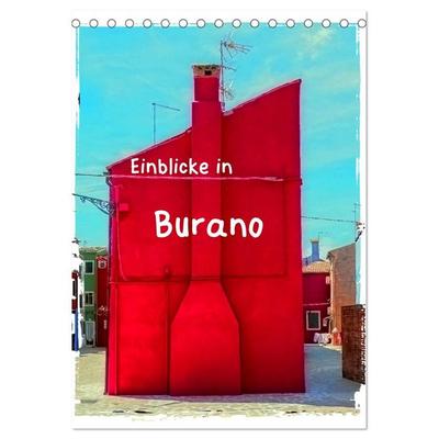 Einblicke in Burano (Tischkalender 2027 DIN A5 hoch), CALVENDO Monatskalender