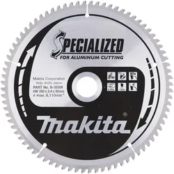 Makita, Sägeblatt, SPECIALIZED Sägeb.250x30x80Z