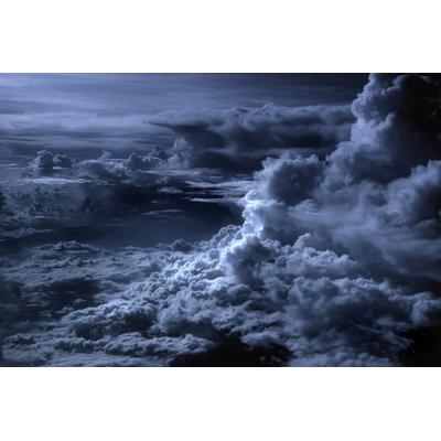 Fototapete PAPERMOON "Wolken", bunt, B:4m L:2,6m, Vlies, Tapeten