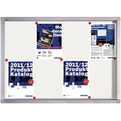 Franken, Informationsschild, Schaukasten SK8SE 8xDIN A4 Schreibtafel ws