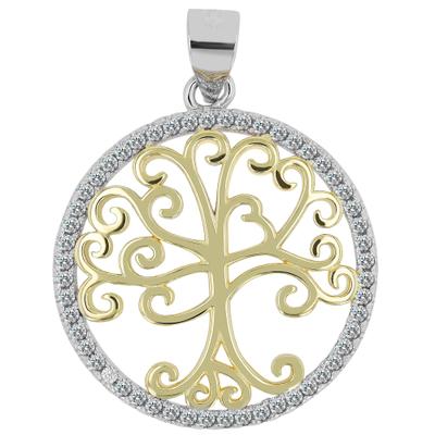 Kettenanhänger ADELIA´S "stylischer Schmuck Anhänger aus 925 Sterling Silber", gold, Schmuckanhänger, Damen, Silber 925 (Sterlingsilber), Kettenanhänger