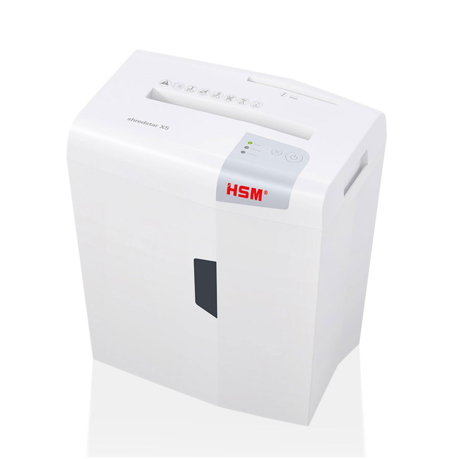 HSM Aktenvernichter shredstar X5 - Sicherheitsstufe 4 - Partikelschnitt - 4,5 x 30 mm - 5 Blatt 1043121