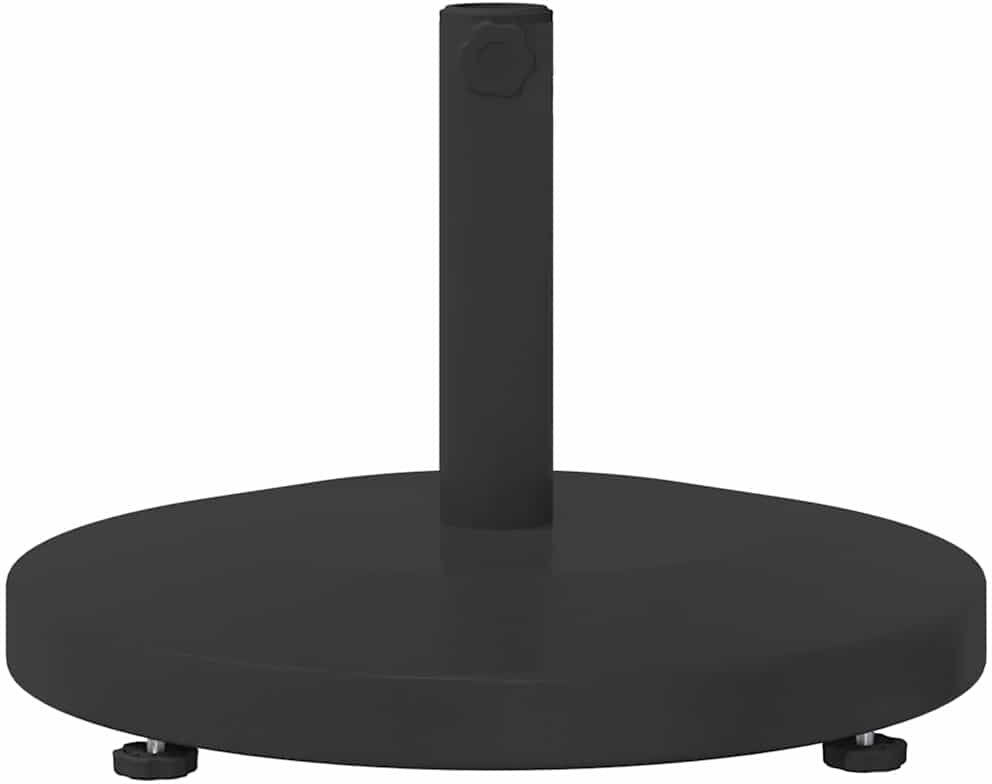 Brayden Studio Steel Umbrella Base Black 320mm H X 48cm W X 48cm D