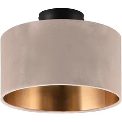 Deckenleuchte Julieta Beige/Goldfarben max. 40 Watt Deckenlampe