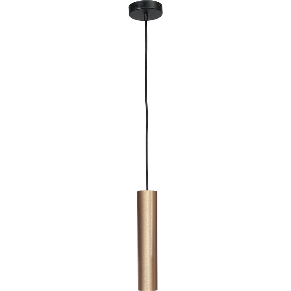 Masterlight Hanglamp Mat Goud Cylinder Pendel 30 cm