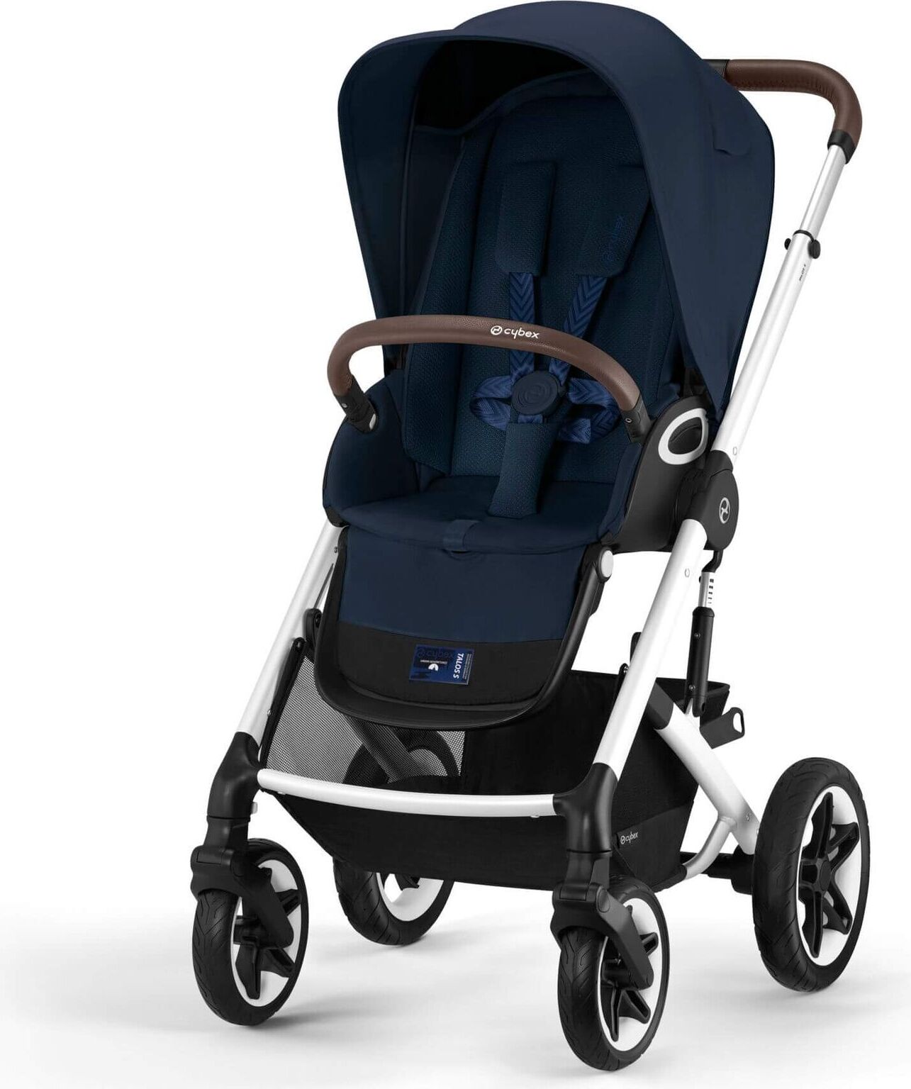 Cybex Kinderwagen Talos S Lux Silber Ozean Blau Marineblau
