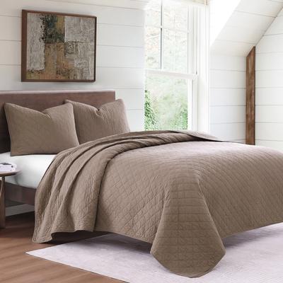 Indigo Hill by HiEnd Accents Cotton Comfort Shabby Chic Bedding Lightweight 3 Piece Quilt Set